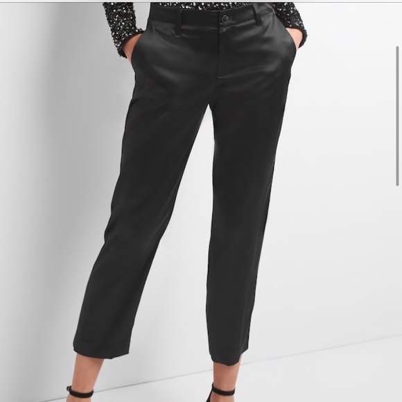 gap satin pants